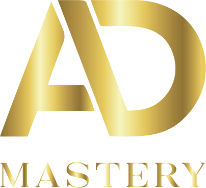 logo ad mastery dorado
